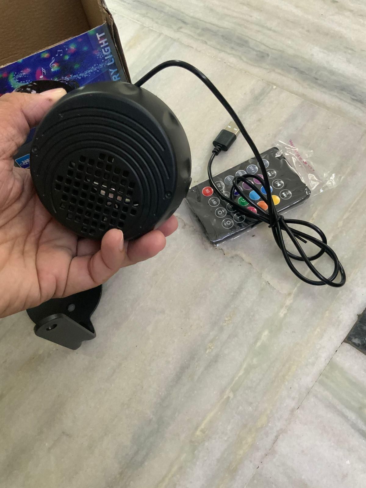 Party Disco Light – Sound Activated RGB LED Rotating Light