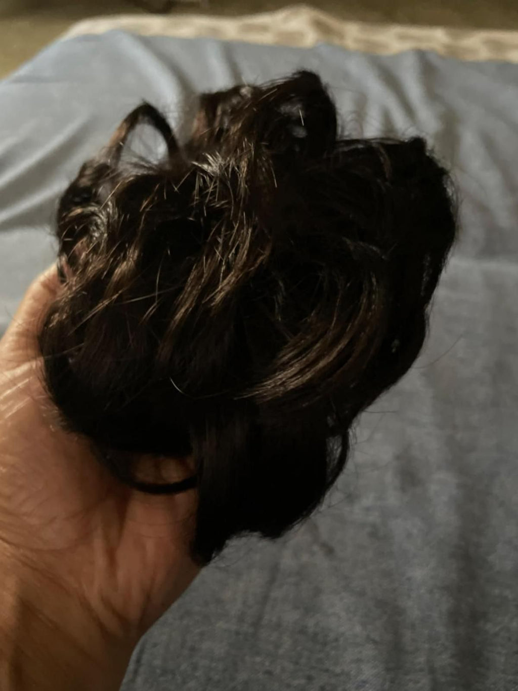 Elastic Artificial Hair Bun (Brown & Black) – Pack of 2