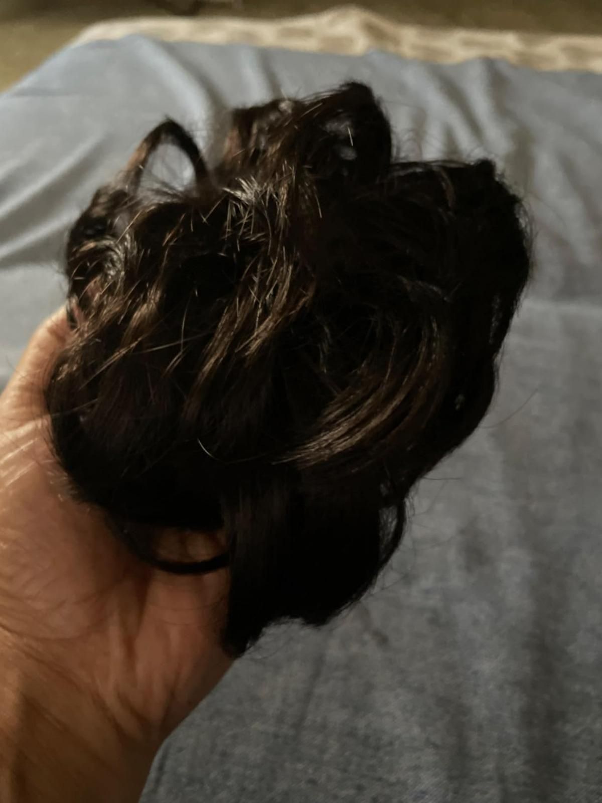 Elastic Artificial Hair Bun (Brown & Black) – Pack of 2