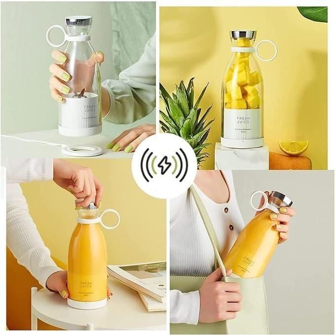 Portable USB Rechargeable Mini Juice Blender for Travel & Gym