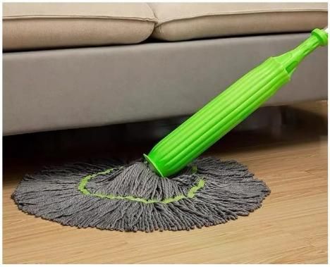 Self-Twisting Water Rotating Mop – 360° Spin Head, Hands-Free Wringing